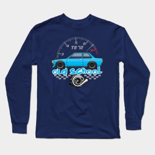 old school cyan Long Sleeve T-Shirt